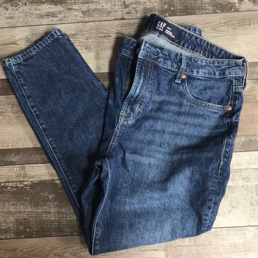 GAP universal slim boyfriend jeans.